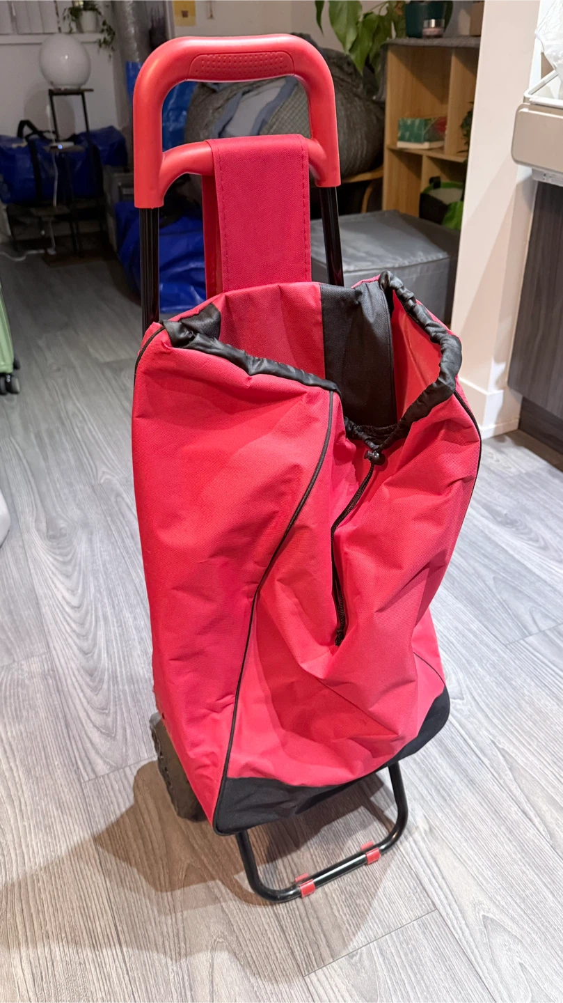 Red Shopping Trolley