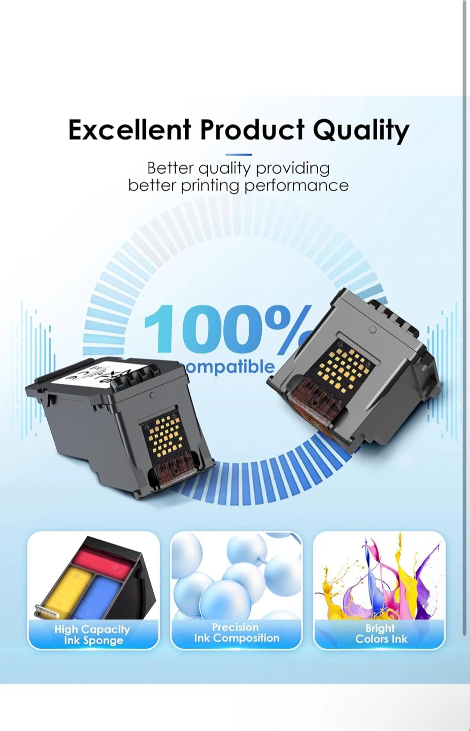 Teckkin 245XL and 246XL Ink Cartridge 2-Pack - photo 2