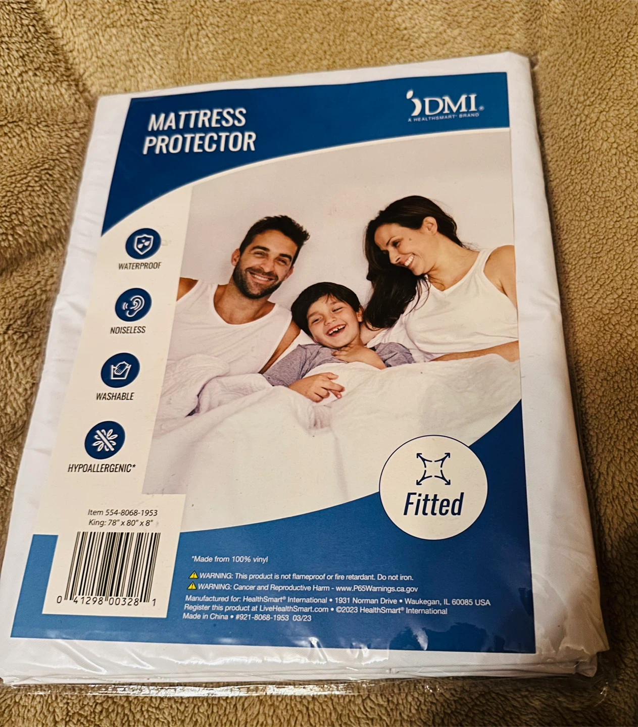 DMI King Size Fitted Mattress Protector