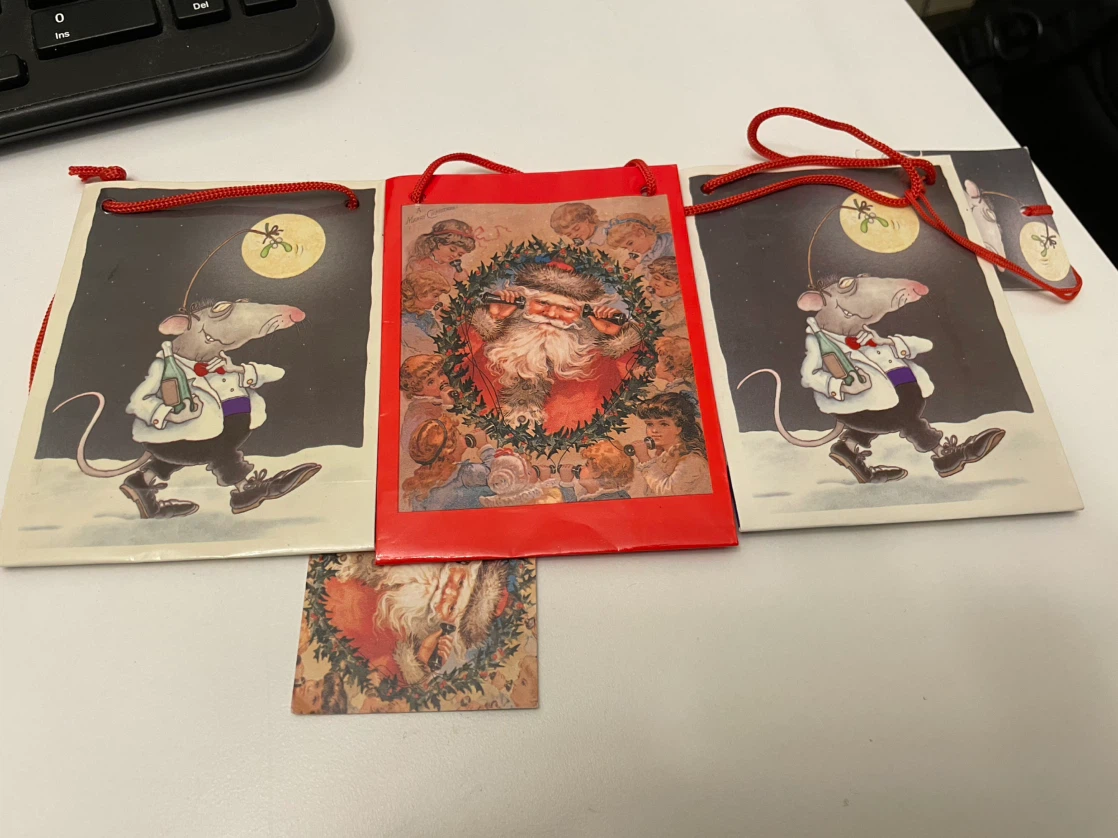 Set of 3 Christmas Gift Bags 🏈