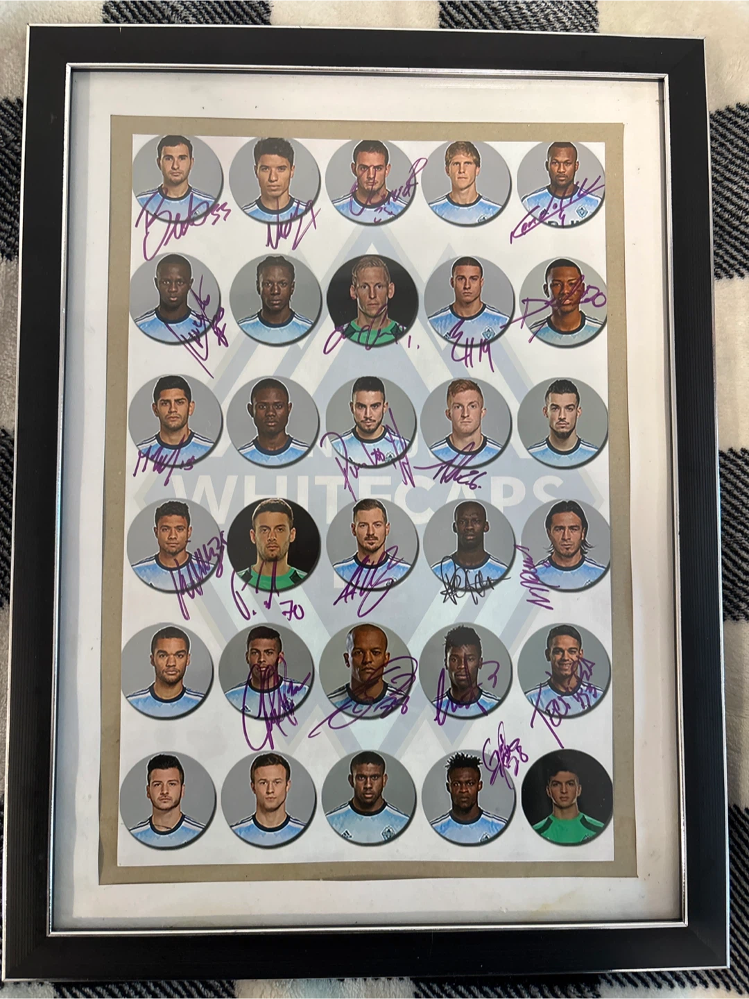 Vancouver Whitecaps Signed Team Poster