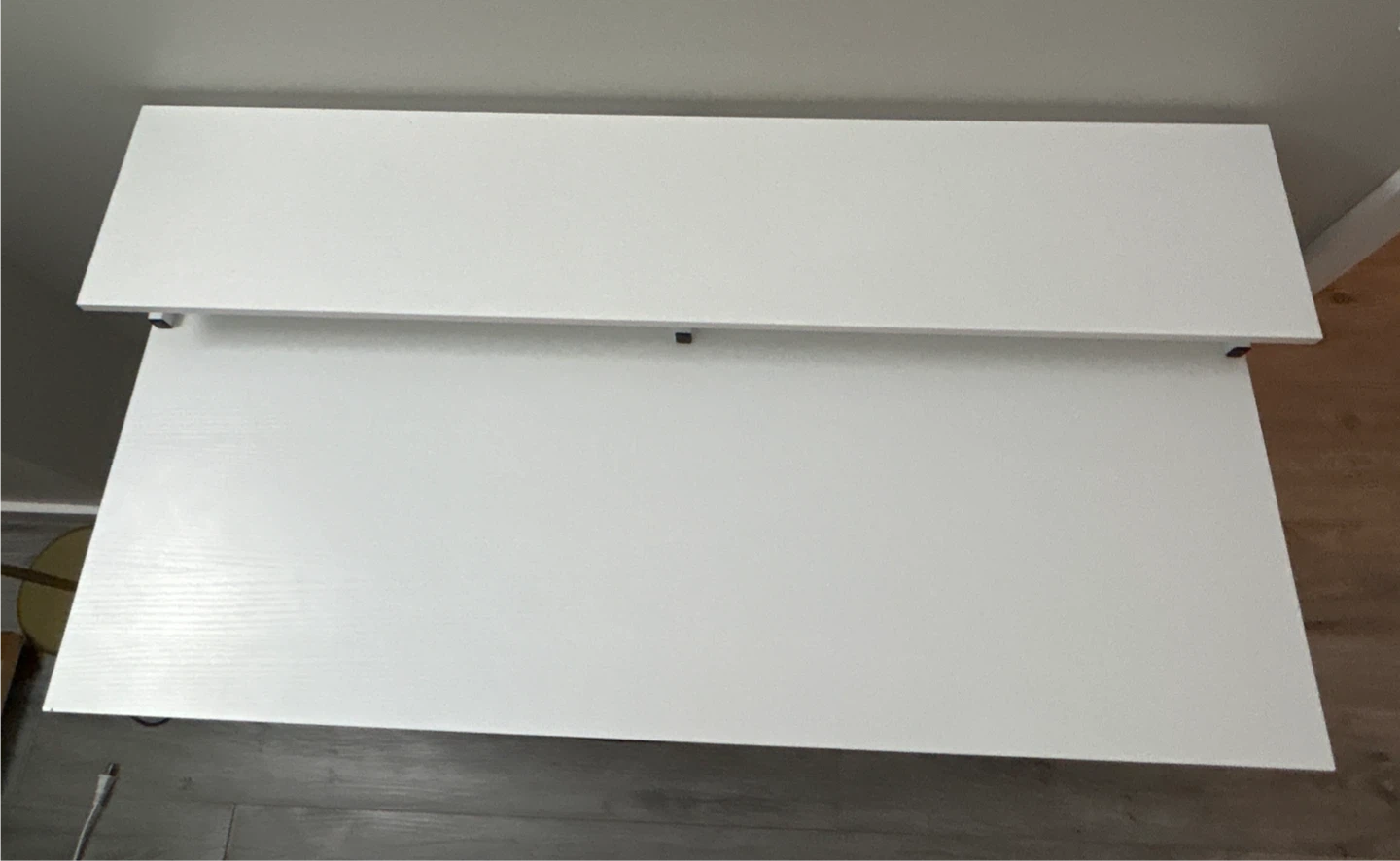 (Set of 2 $50 each) White computer desk with shelves and drawers - photo 5