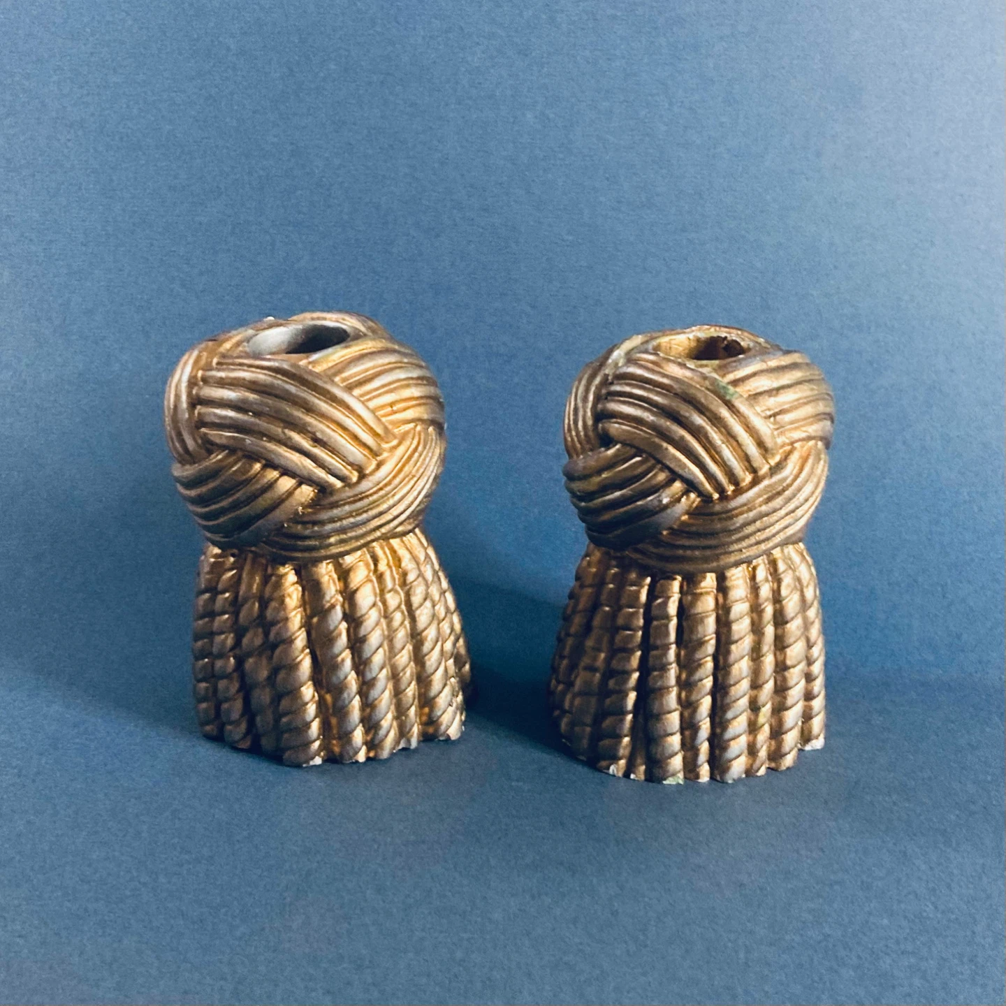 Vintage Tassel Candle Holders - Pair - photo 3