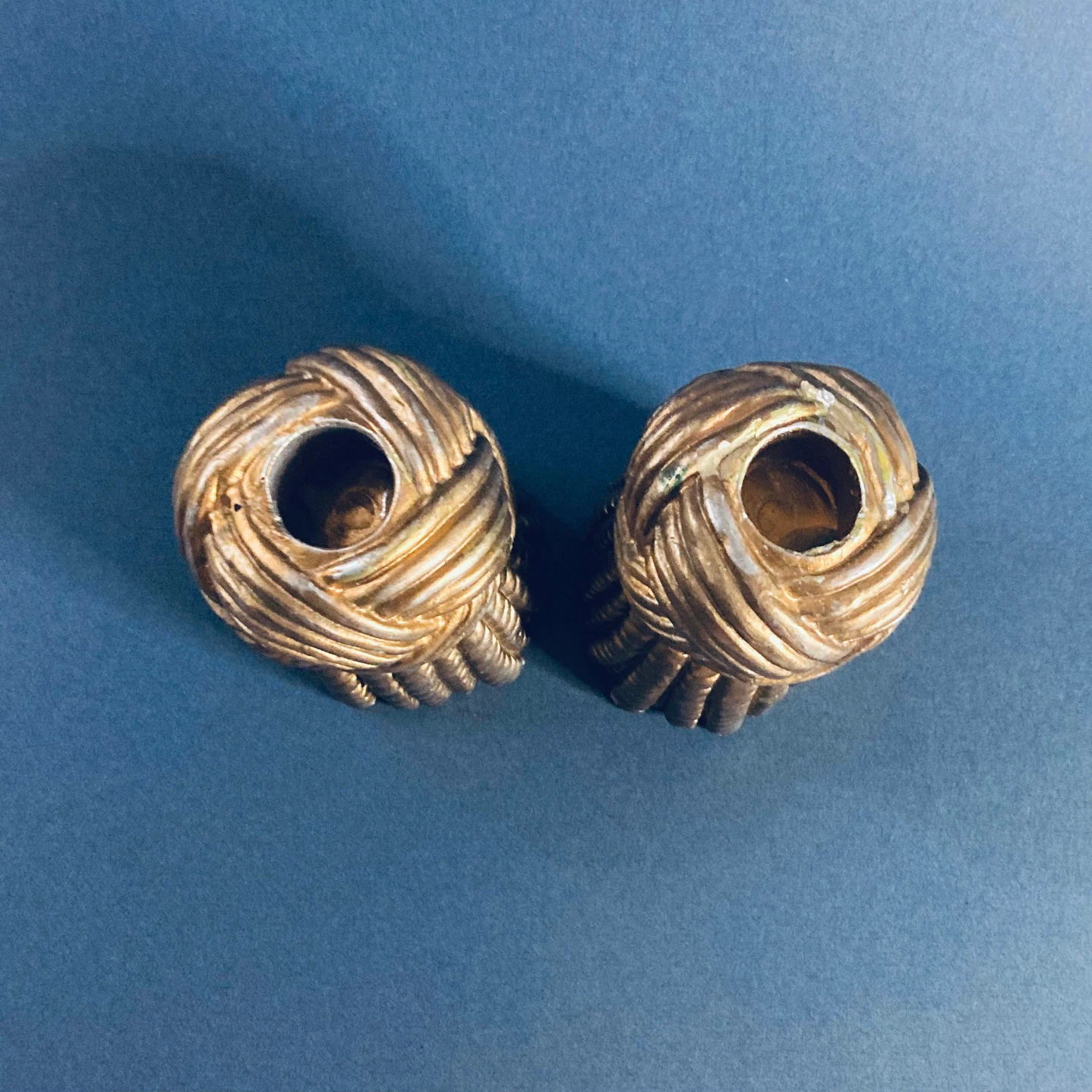 Vintage Tassel Candle Holders - Pair - photo 4