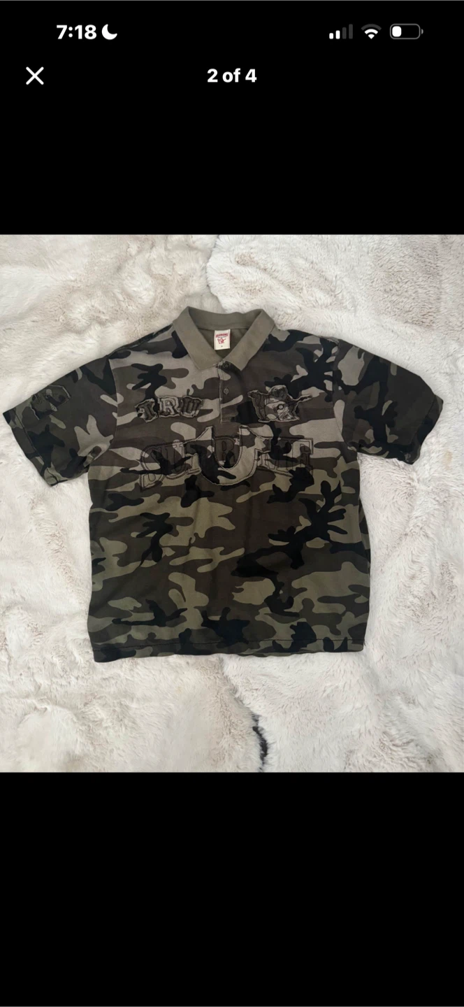 Supreme x True Religion Camo Polo Shirt - photo 3