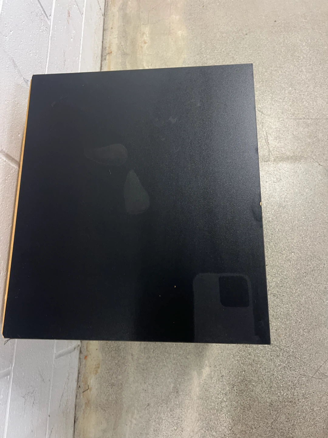 2-Drawer Nightstand with Black and Wood Grain Finish - photo 3