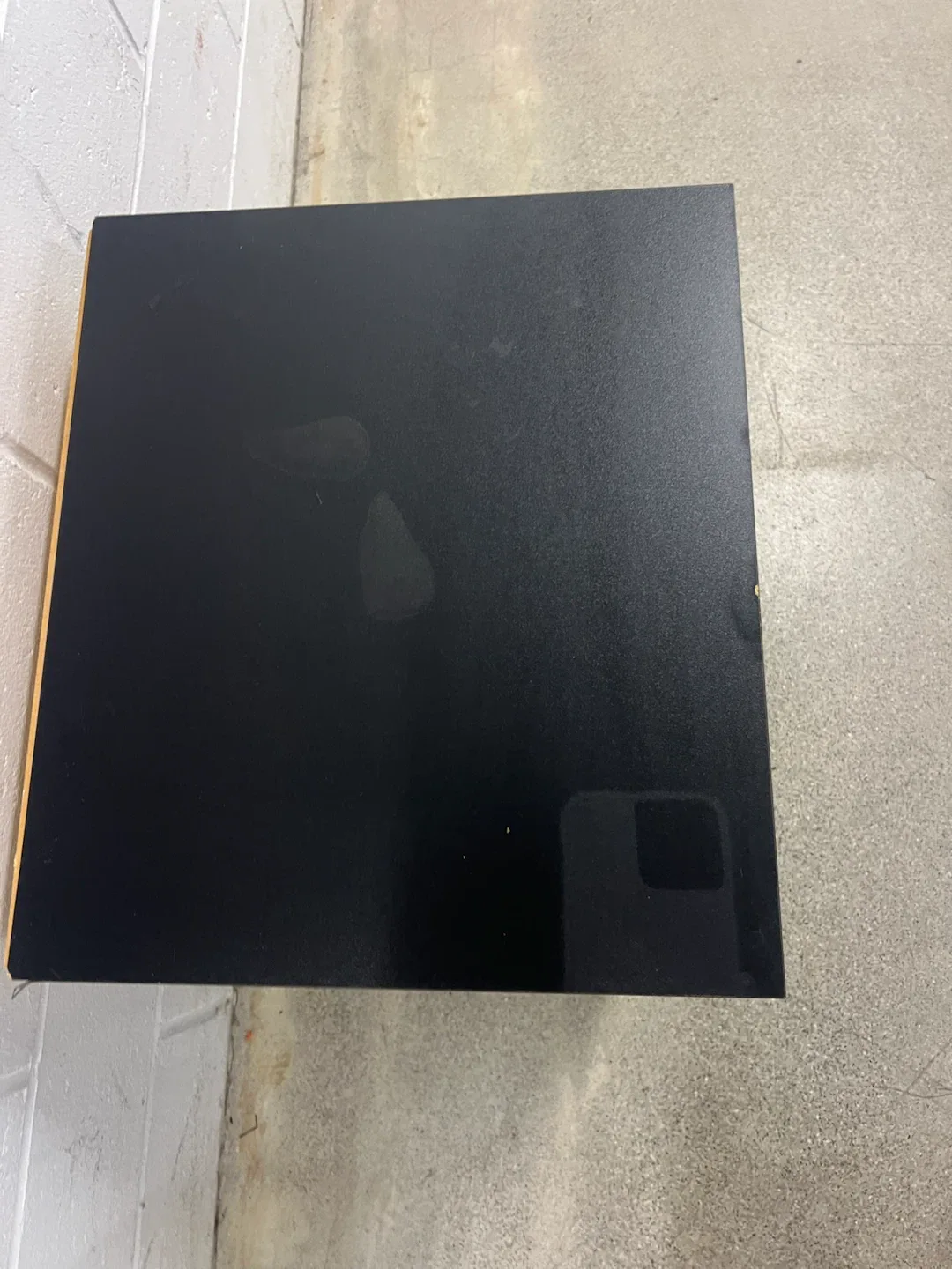 2-Drawer Nightstand with Black and Wood Grain Finish - photo 3