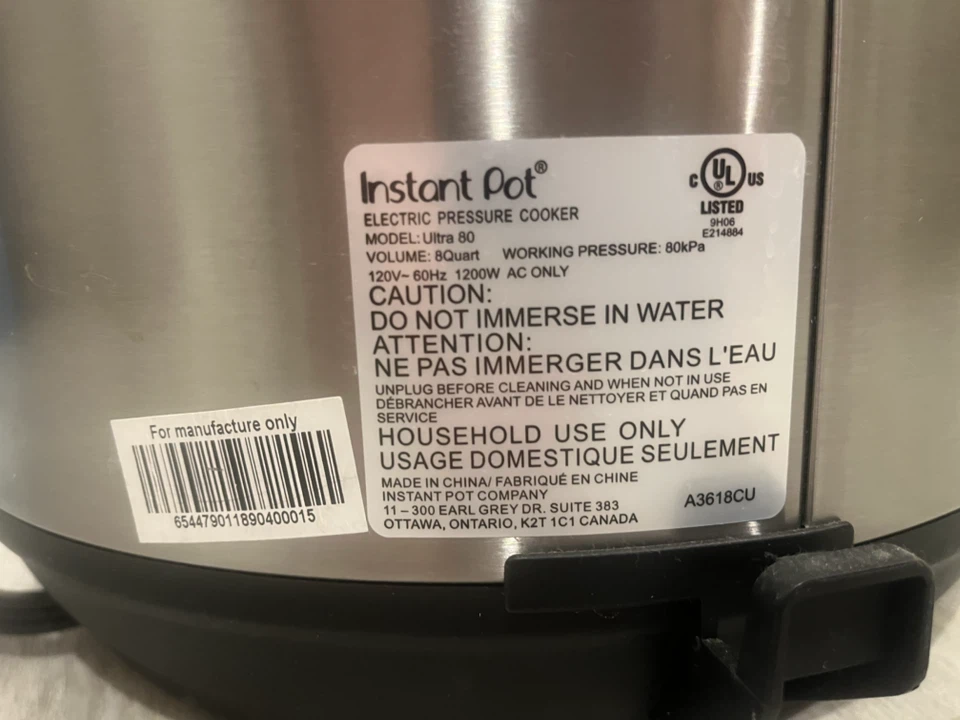 Instant Pot Ultra 80 Electric Pressure Cooker - photo 3