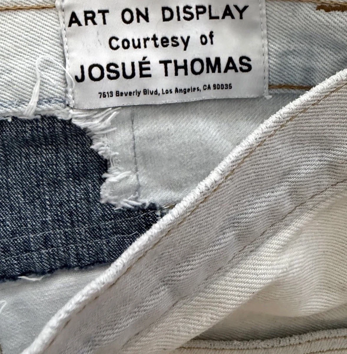 Gallery DEPT “Ken Denim” Distressed Patchwork Jeans - photo 4