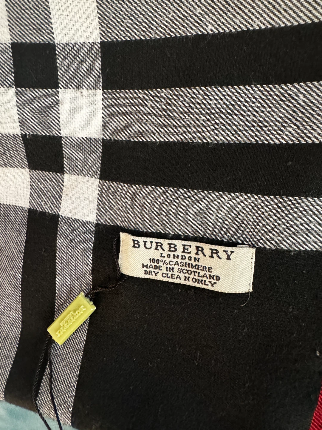 Burberry London 100% Cashmere Scarf