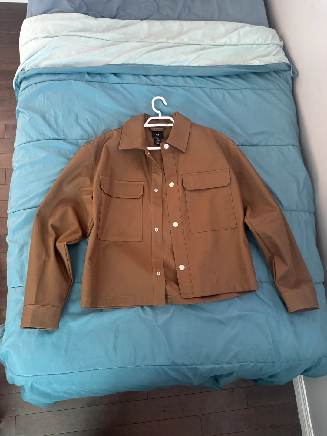 H&M Brown Button-Up Jacket