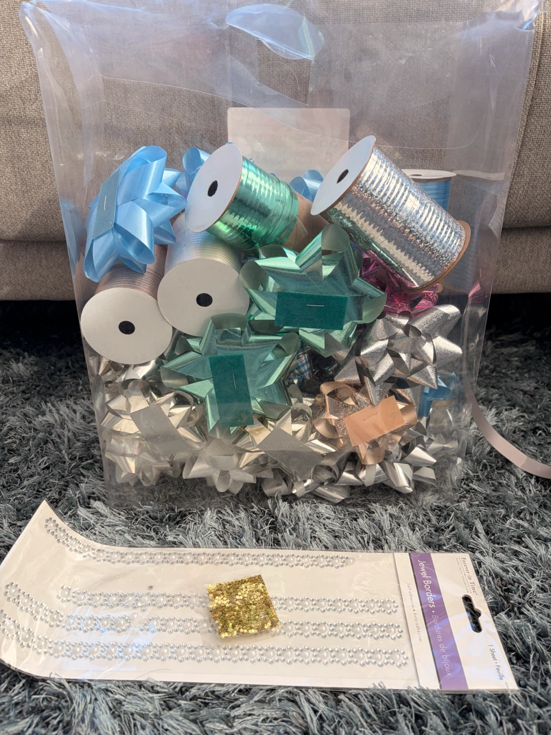 Holiday Time Bows, Ribbons and Jewel Borders - photo 2