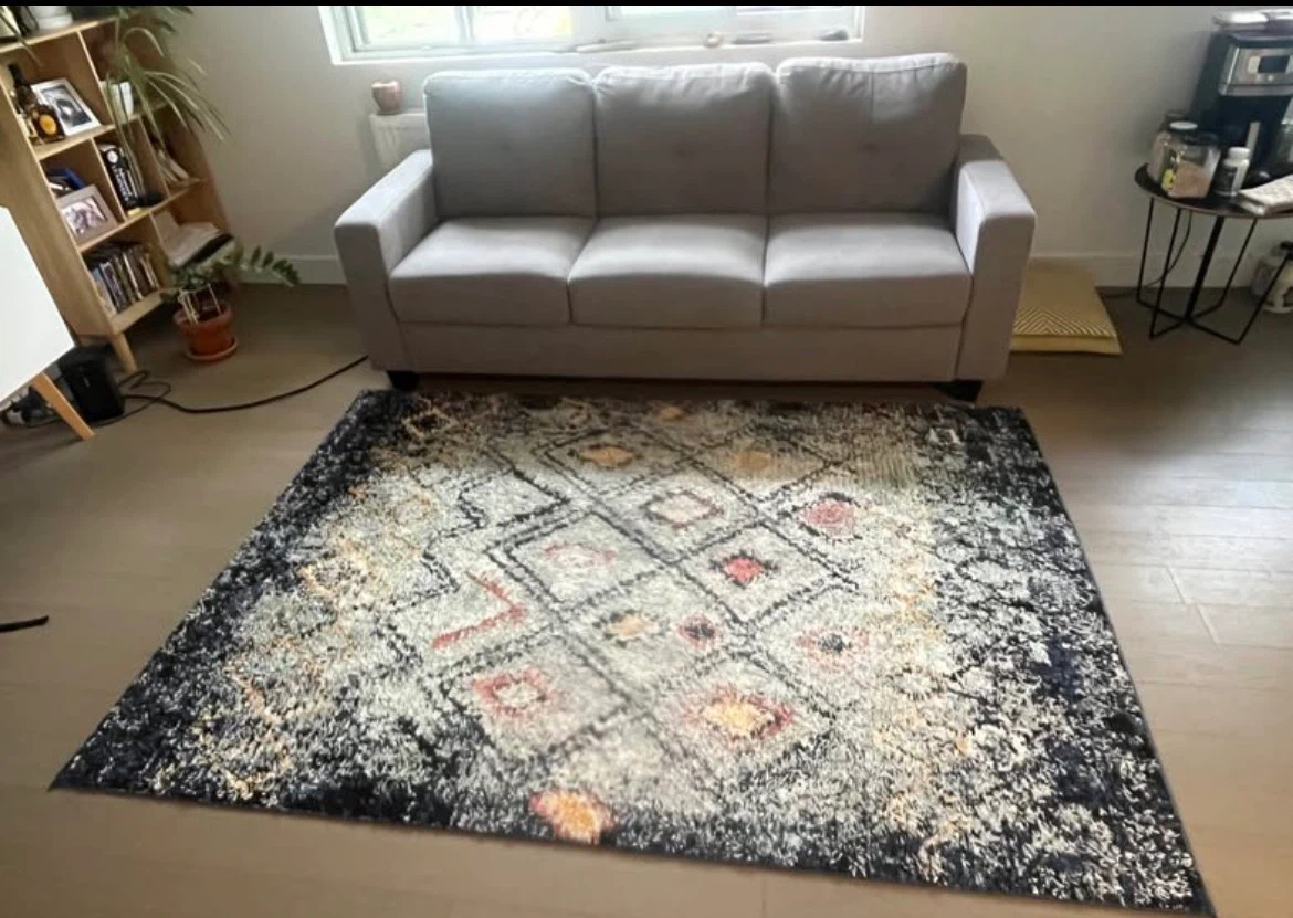 Modern Grey Three-Seater Sofa - photo 3