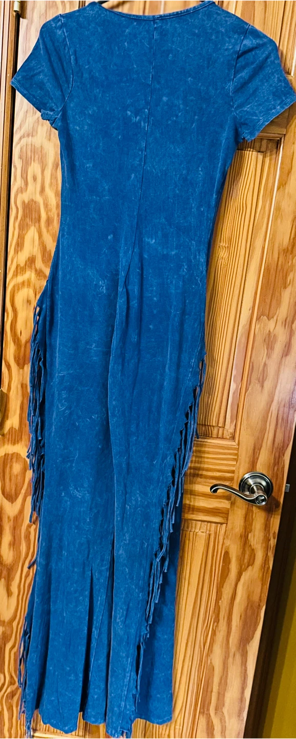 BOGOMORE Fringed Short-Sleeve Jumpsuit - photo 5