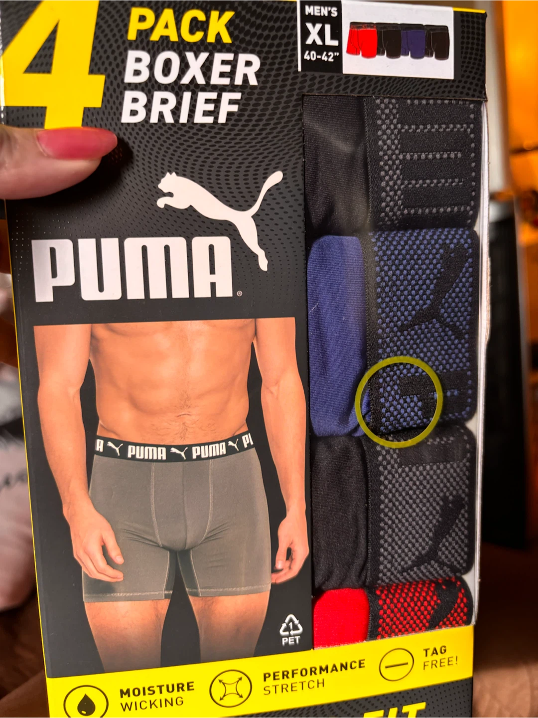 🏈Puma Men's Boxer Briefs 4-Pack - XL - photo 2