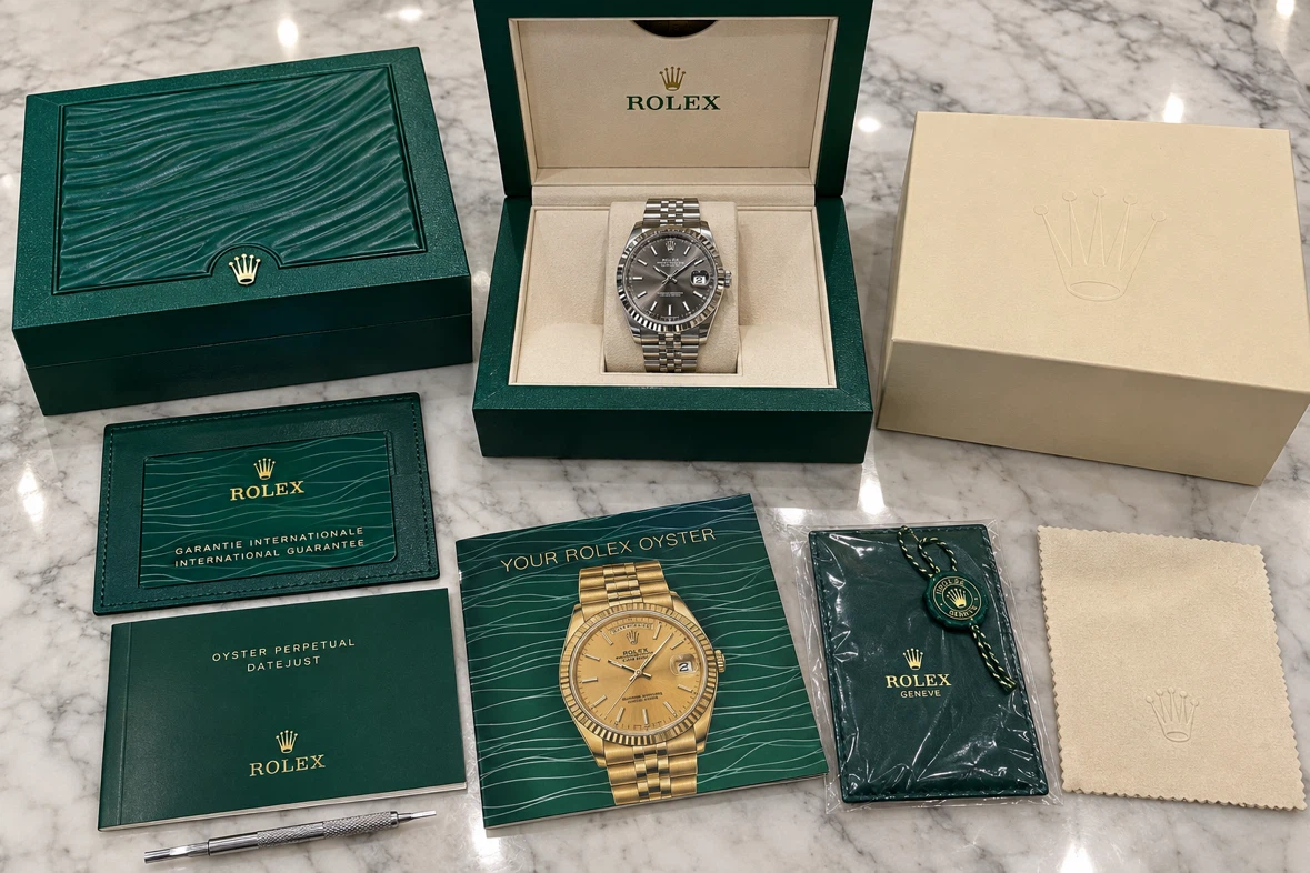 Rolex Oyster Perpetual Datejust with Box and Papers