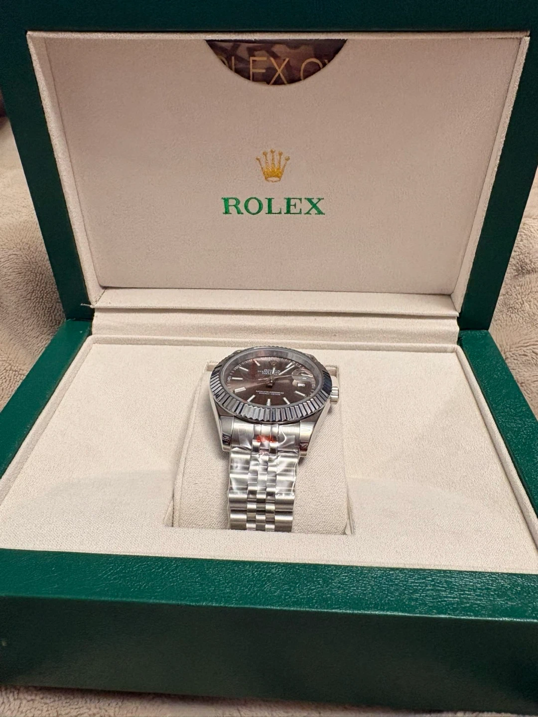 Rolex Oyster Perpetual Datejust with Box and Papers - photo 2