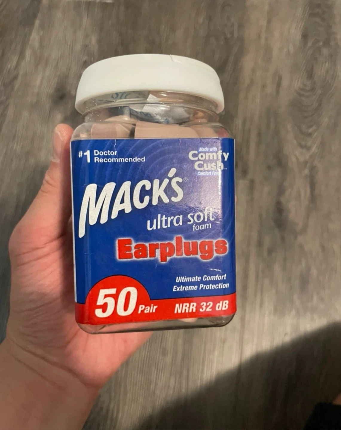 Mack's Ultra Soft Foam Earplugs 50 Pair 🏈