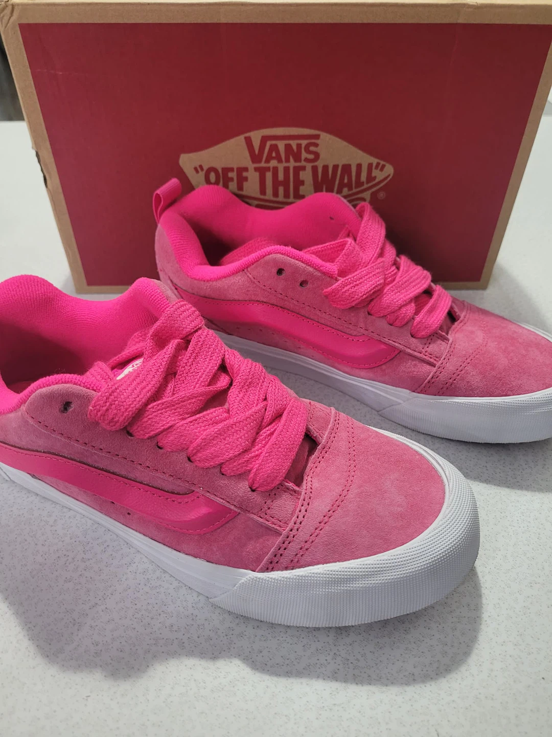 Vans Knu Skool Pink Glo Sneakers