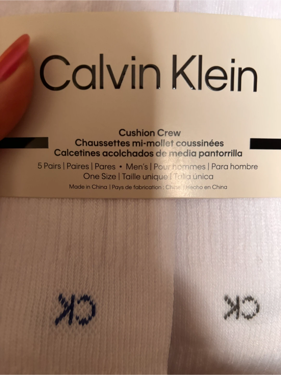 🏈Calvin Klein Men's Cushion Crew Socks - 5 Pairs