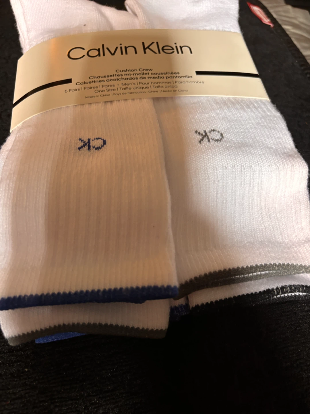 🏈Calvin Klein Men's Cushion Crew Socks - 5 Pairs - photo 2
