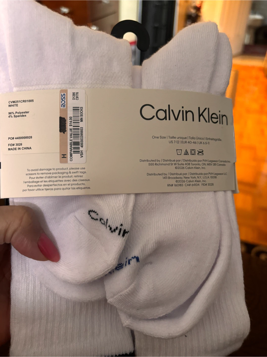 🏈Calvin Klein Men's Cushion Crew Socks - 5 Pairs - photo 4