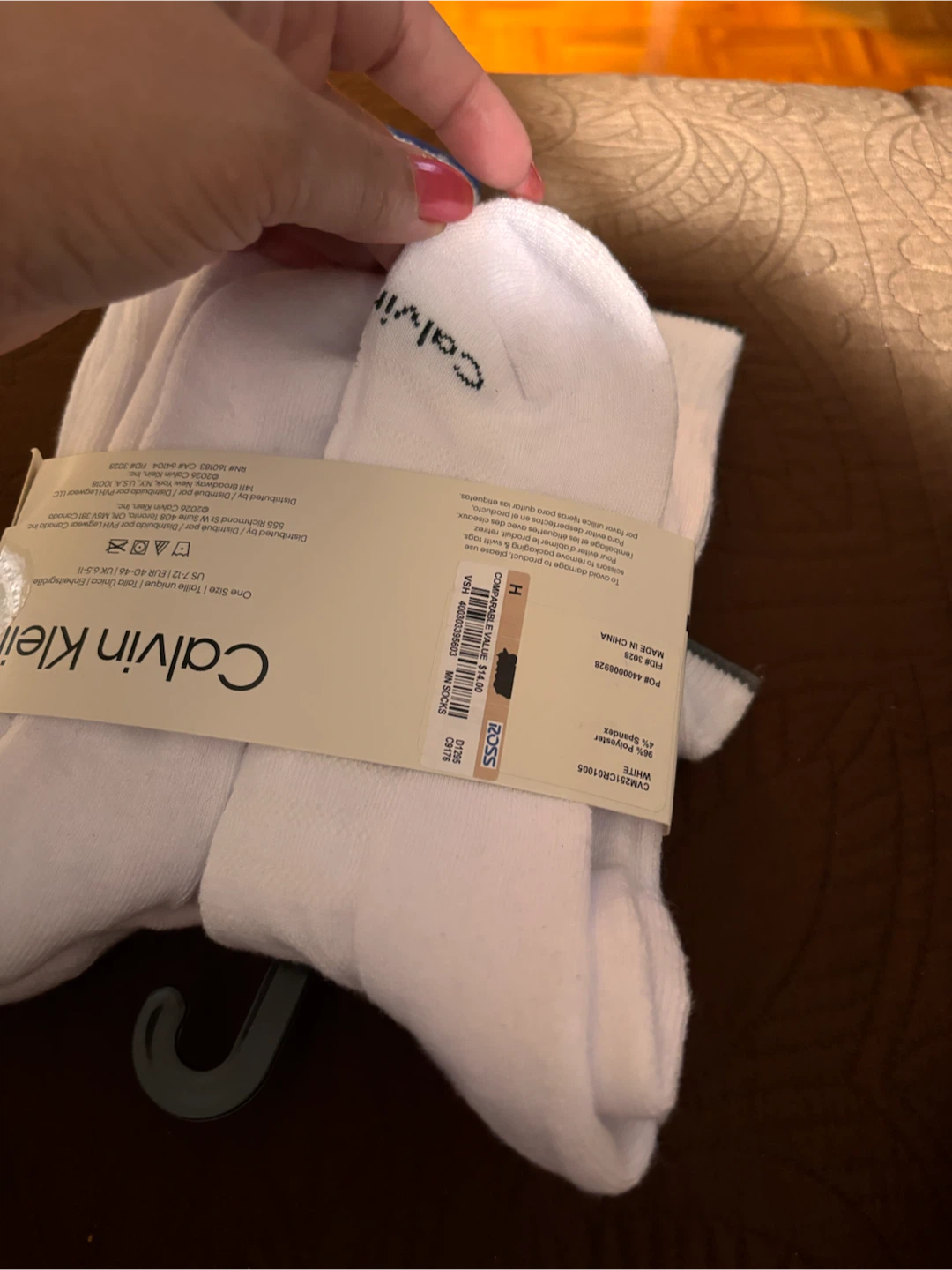 🏈Calvin Klein Men's Cushion Crew Socks - 5 Pairs - photo 5
