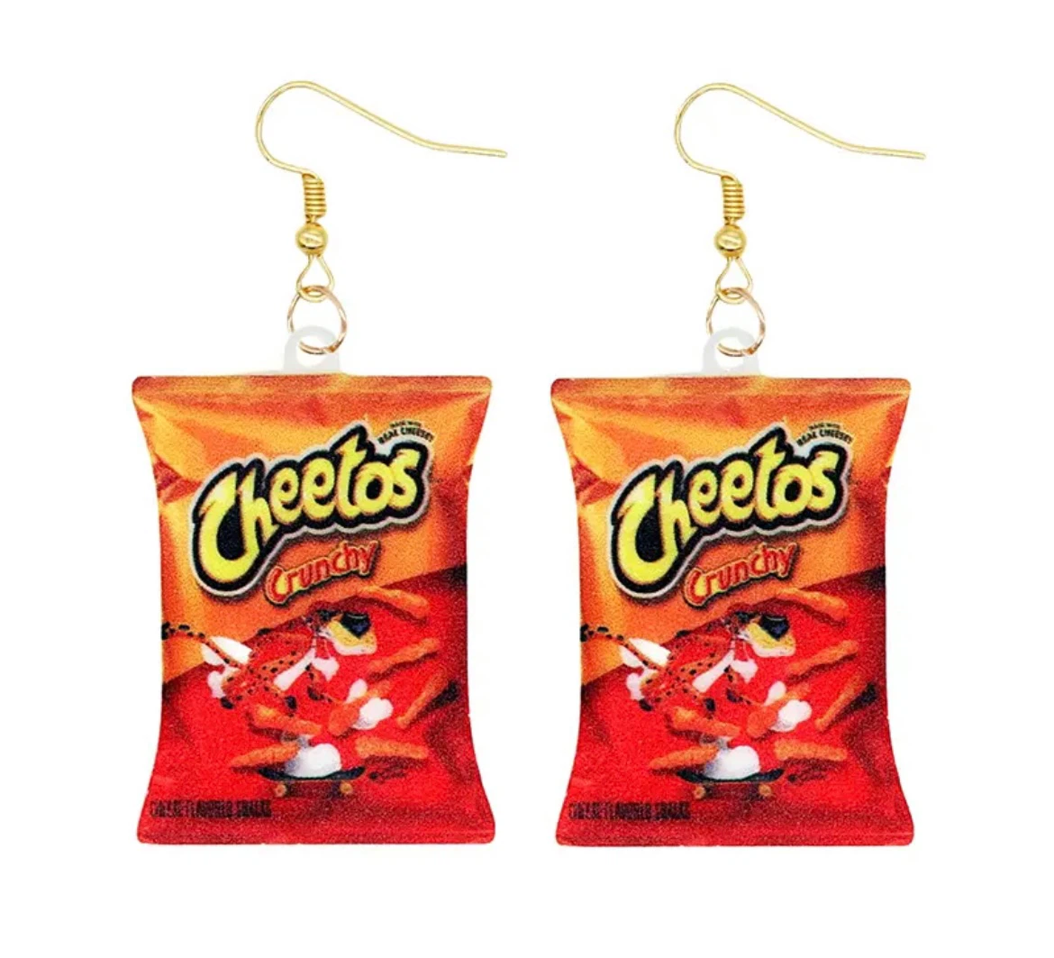 Brand New CHEETOS Cheesies Earrings   $3