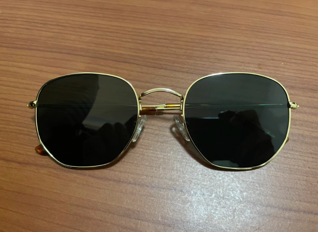Gold Framed Sunglasses 🏈
