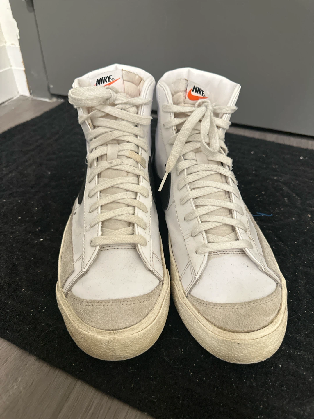 Nike Blazer Mid 77 Vintage White Black - photo 2