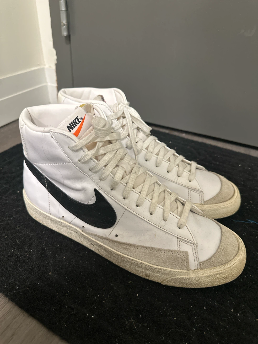 Nike Blazer Mid 77 Vintage White Black - photo 3