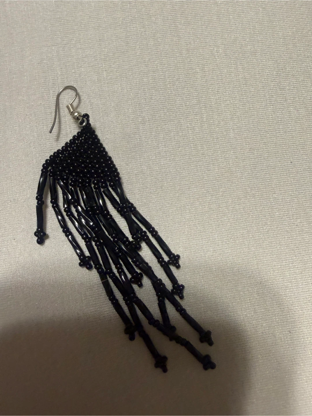 Mexican Black Beaded Jewelry Set - photo 3
