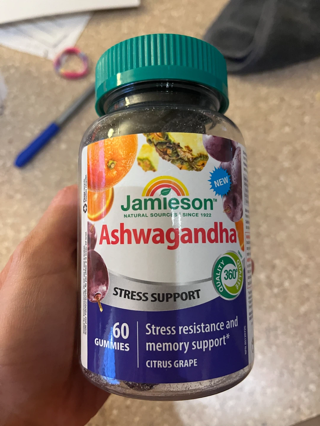 NEW AND SEALED Jamieson Ashwagandha Stress Support Gummies