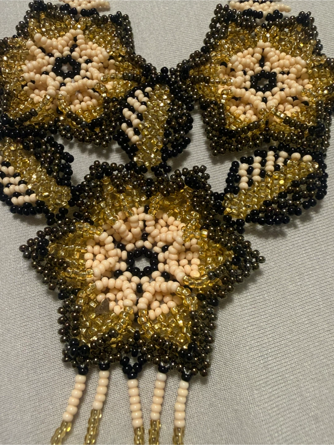 Beaded Flower Design Necklace - photo 3