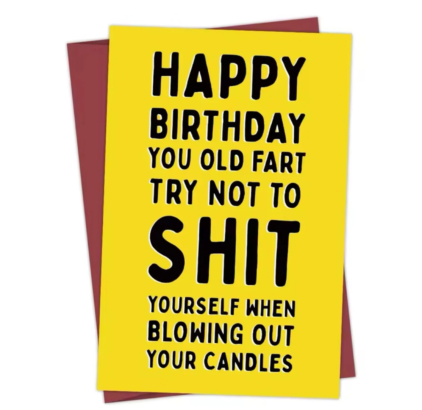 Brand New Funny Gag Birthday Greeting Card OLD FART
