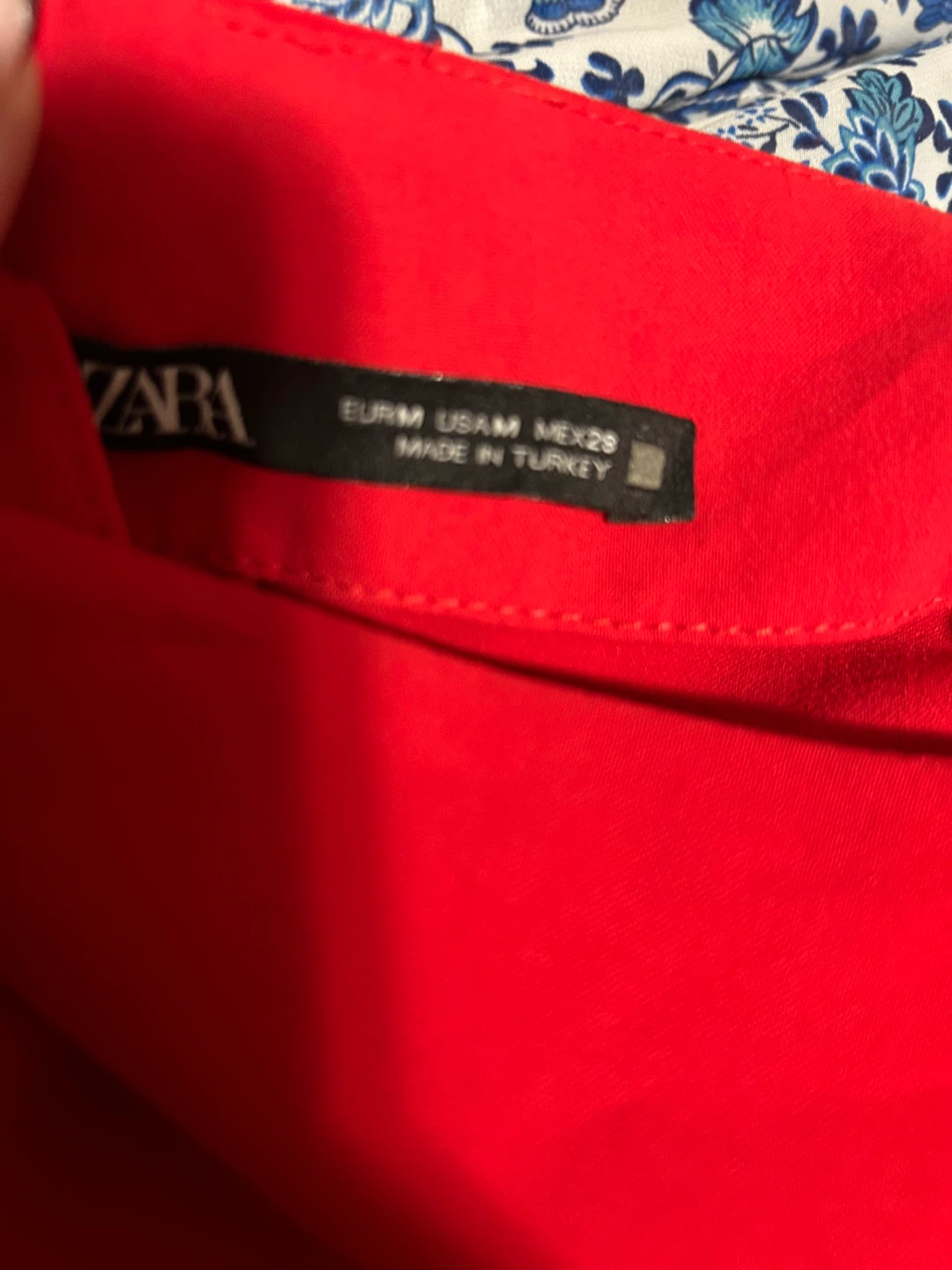 Zara Red Draped Skirt - photo 2