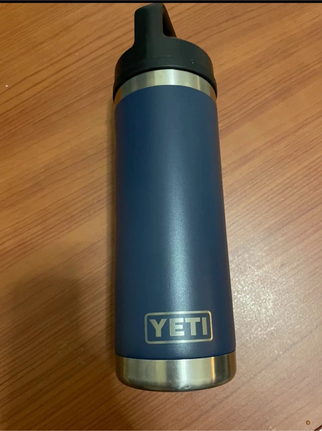 YETI Rambler Navy Blue Bottle 🏈