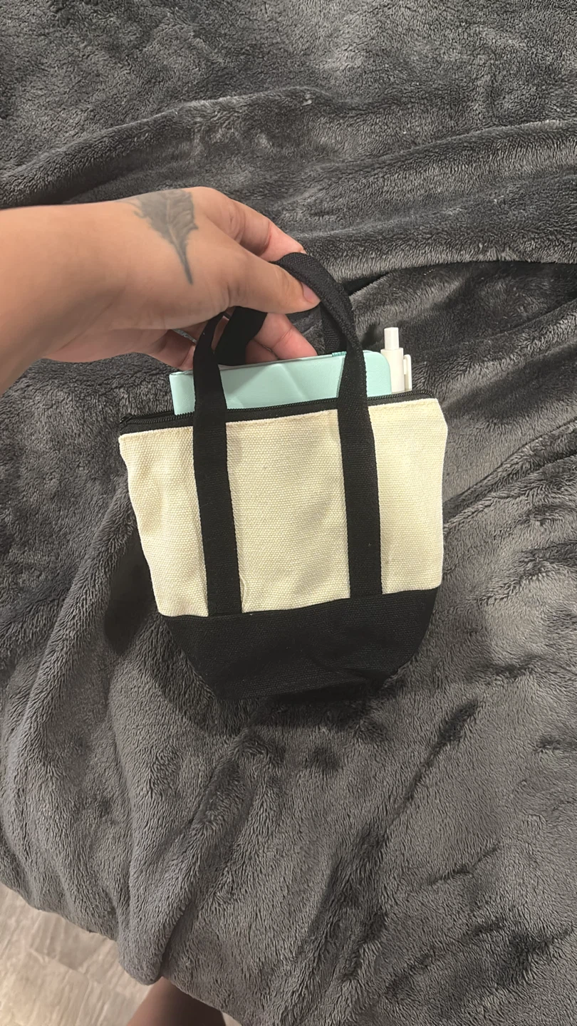 Mini Canvas Tote Bag 🏈
