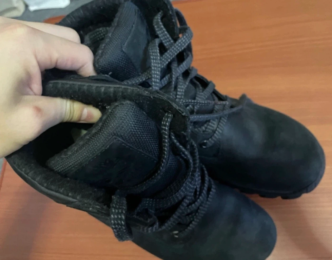 Timberland Black Boots 🏈