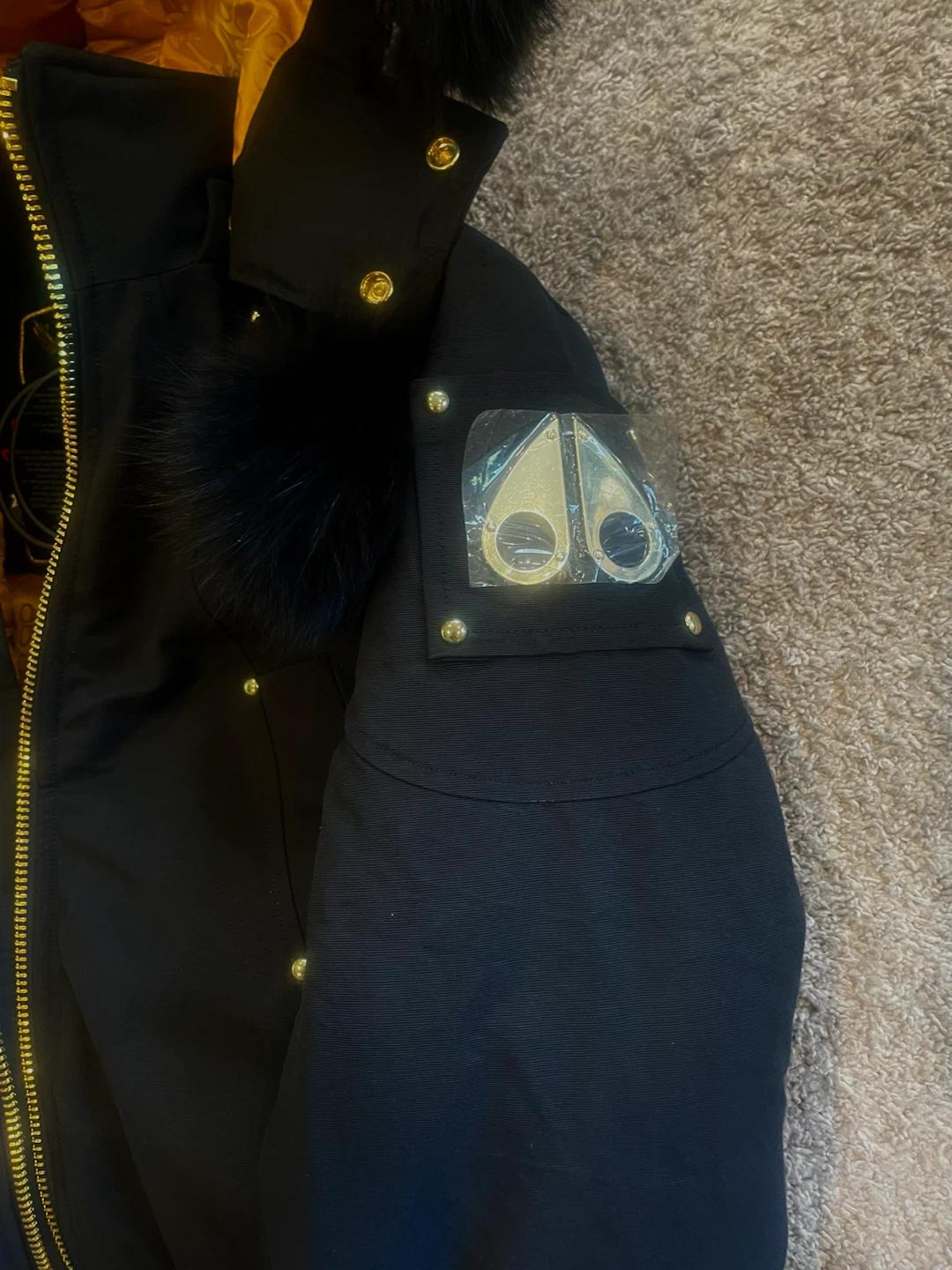 Moose Knuckles Black Bomber Jacket - photo 2