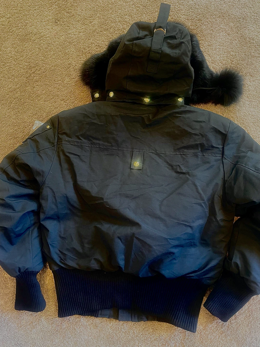 Moose Knuckles Black Bomber Jacket - photo 4