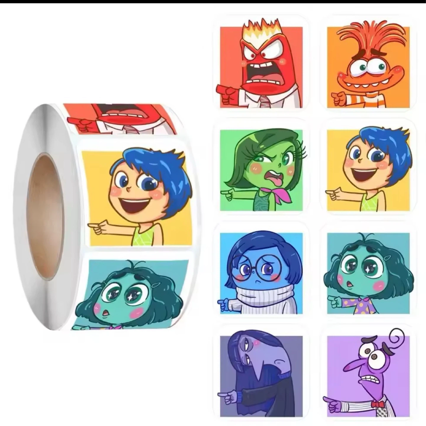 Brand New Disney INSIDE OUT 500pc roll stickers