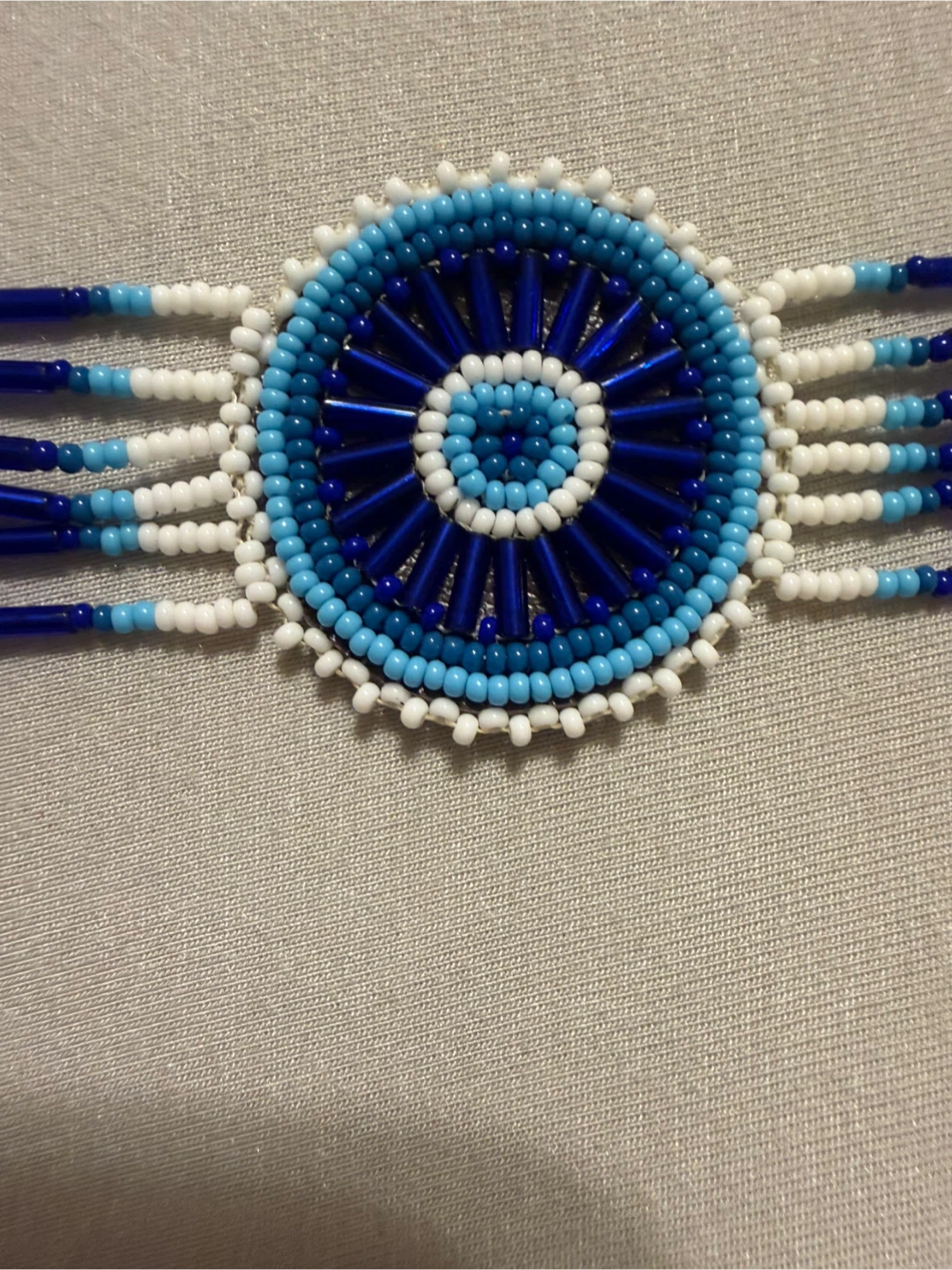 Beaded Evil Eye Bracelet - photo 2