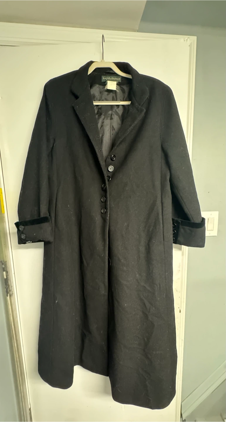 Harve Benard Black Coat Size 8