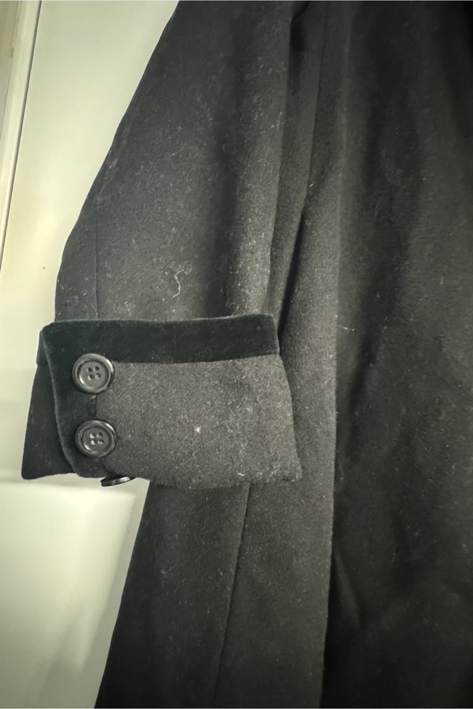 Harve Benard Black Coat Size 8 - photo 3