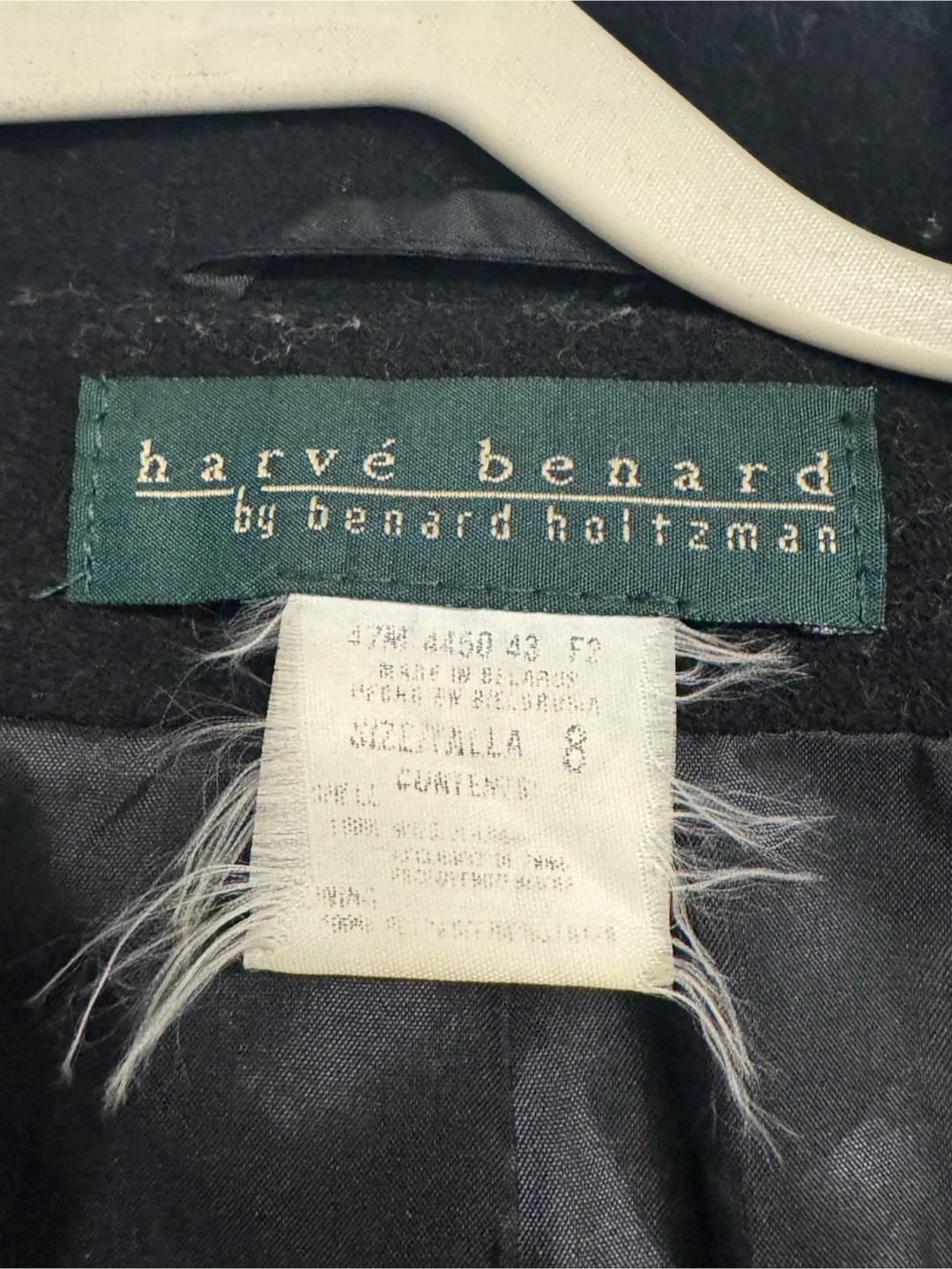 Harve Benard Black Coat Size 8 - photo 4