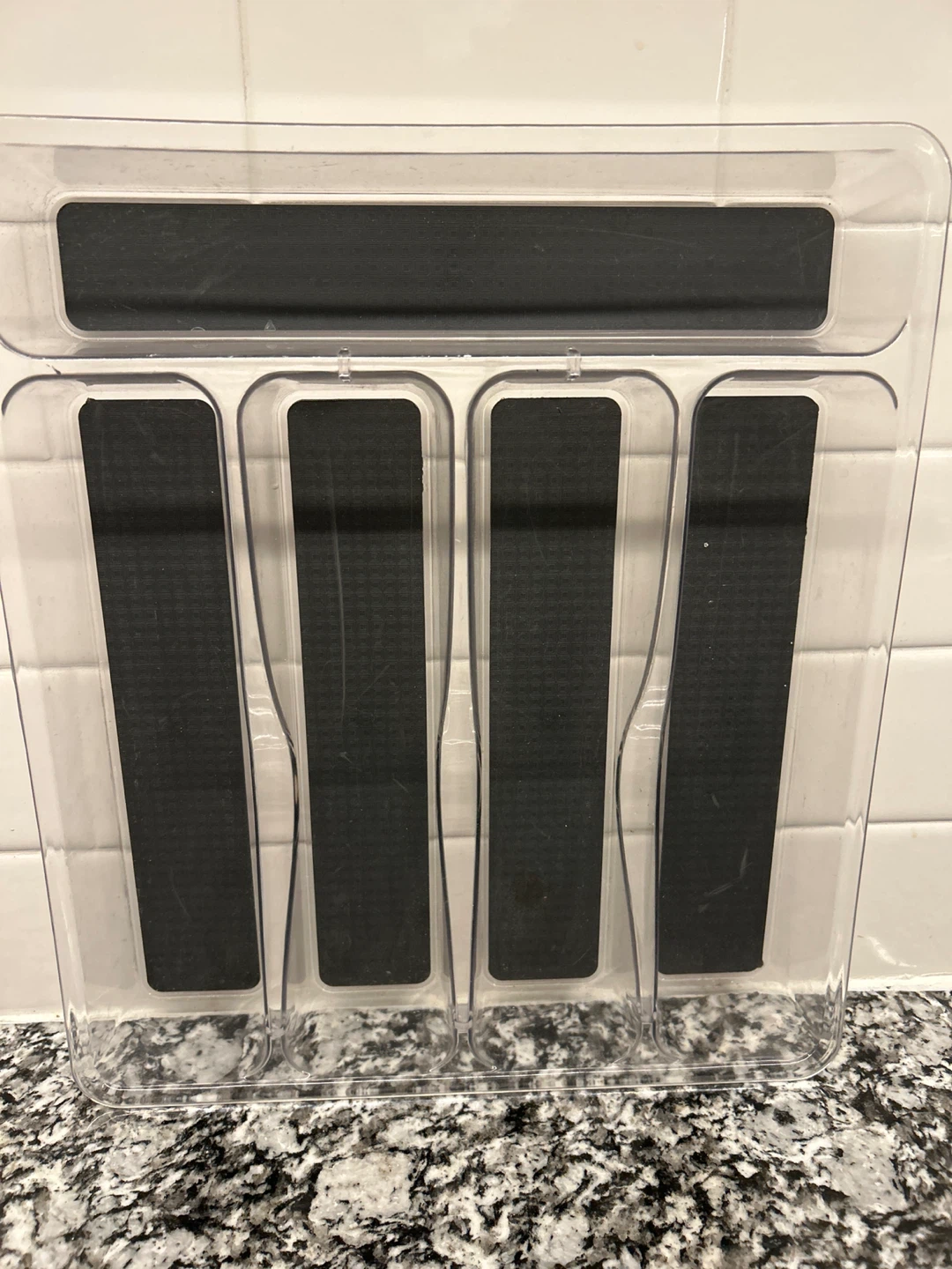 Clear Plastic Utensil Organizer
