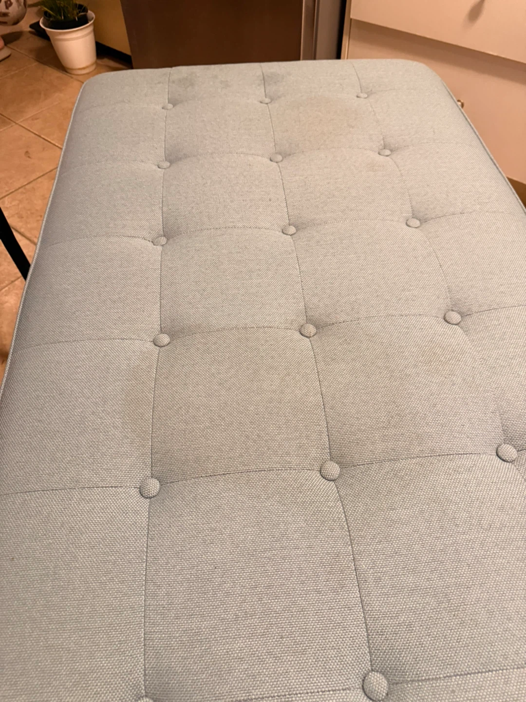 EQ3 Bank Wide Bench 74" - Panama Light Blue - photo 3