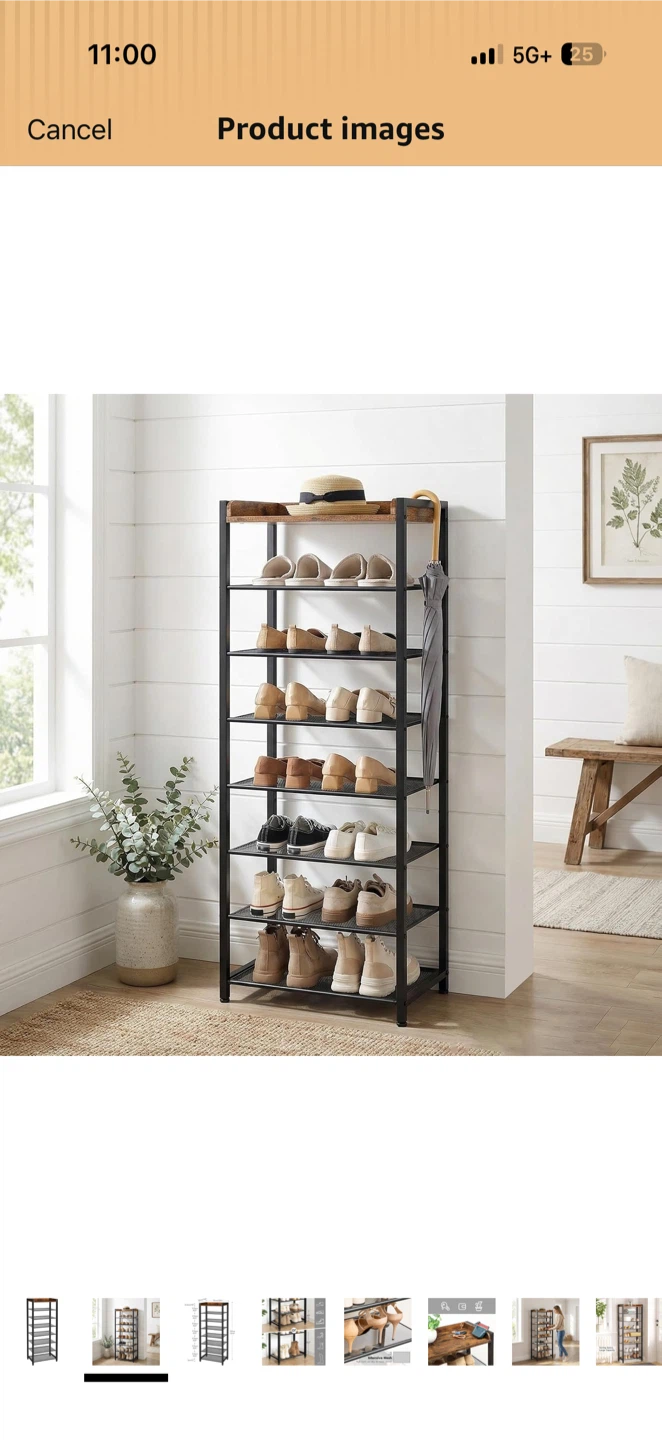 HOOBRO 8-Tier Shoe Rack - photo 2