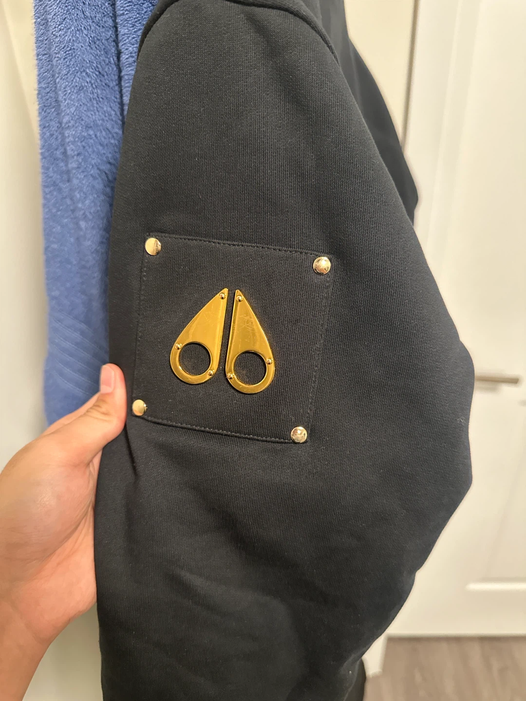 Moose Knuckles Black Full-Zip Hoodie - photo 3